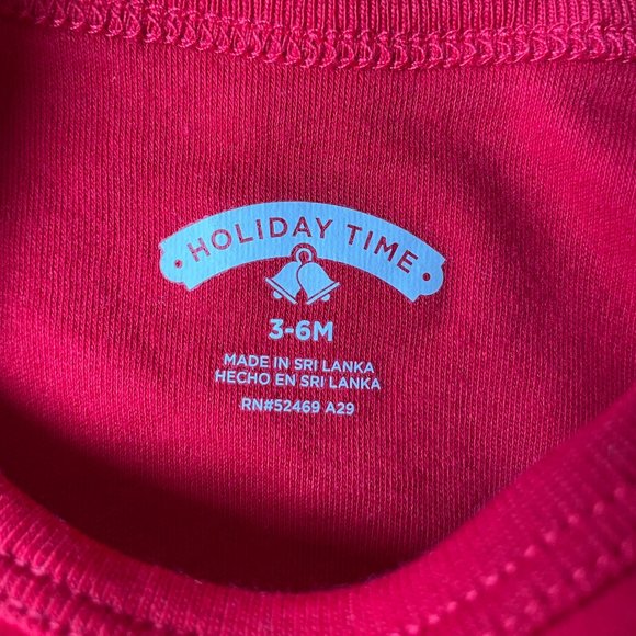 NEW One Piece Footie Santa Suit Sleeper 3-6 mo - Picture 5 of 7